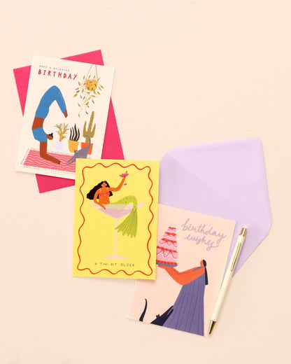 A Tini Bit Older Birthday Card | Mermaid Card | Martini