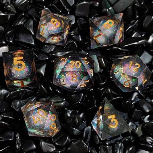 Arcane Cosmos | Liquid Core Dice | 7-Polyhedral Set