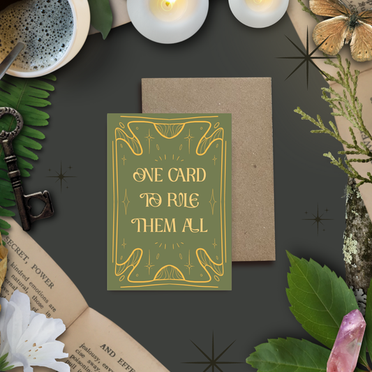 One Card to Rule Them All, Greetings Card