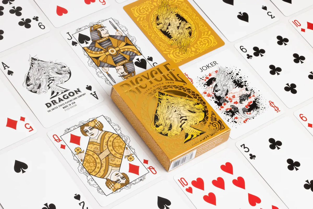 Bicycle® Gold Dragon Playing Cards