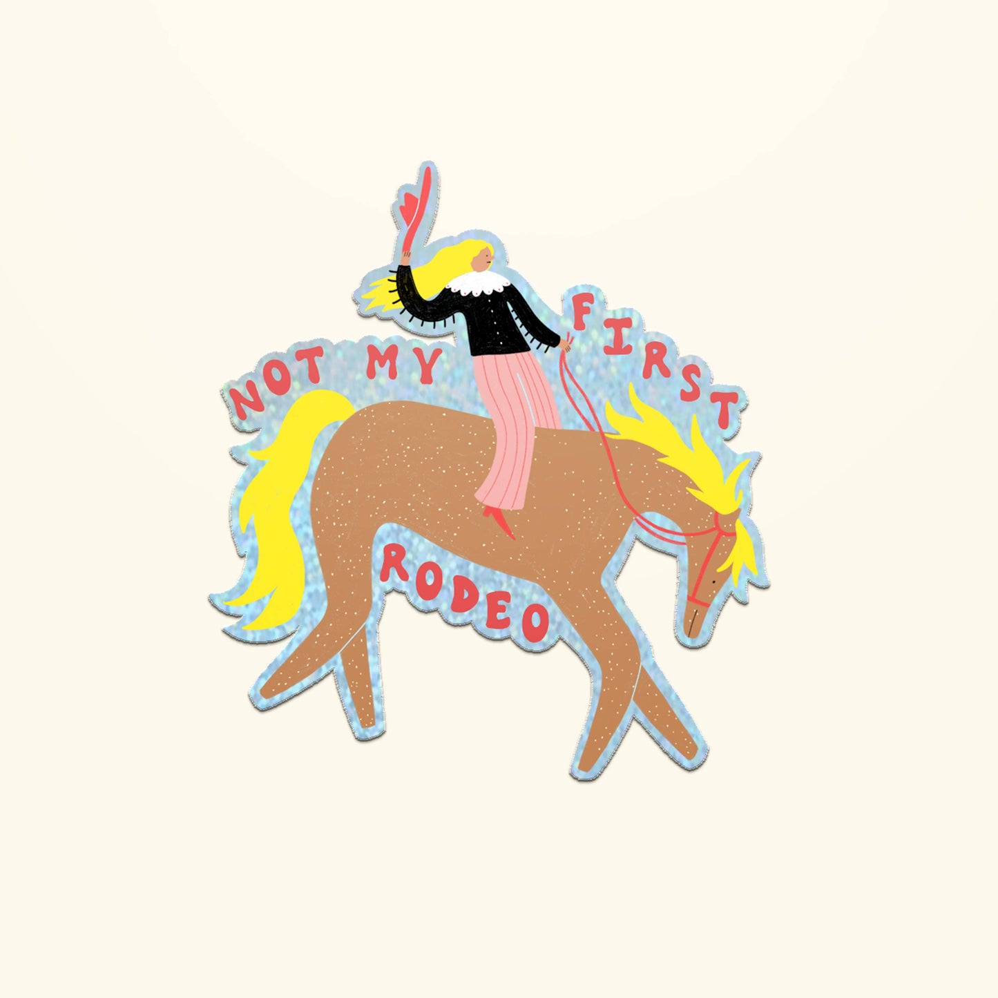Not My First Rodeo Sticker | Die Cut Cowgirl Decal