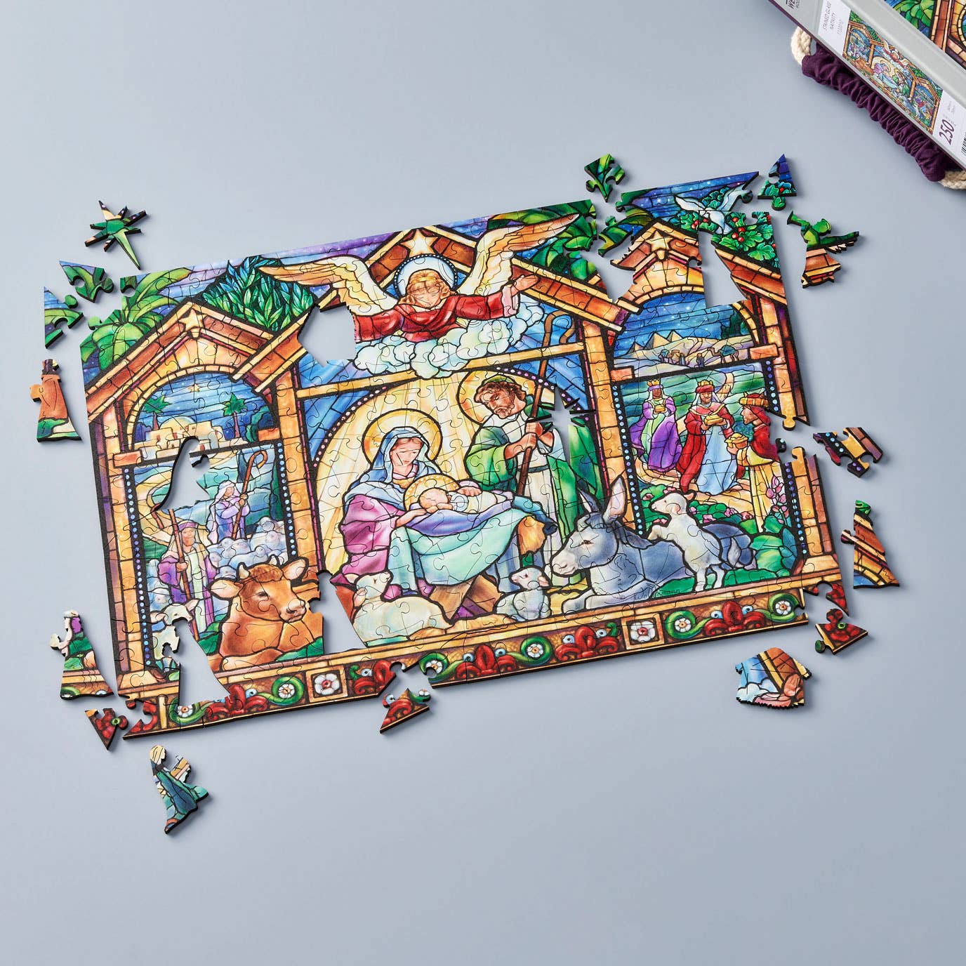 Stained Glass Nativity