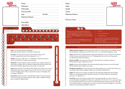 Aces Over The Adriatic - Solo RPG rulebook