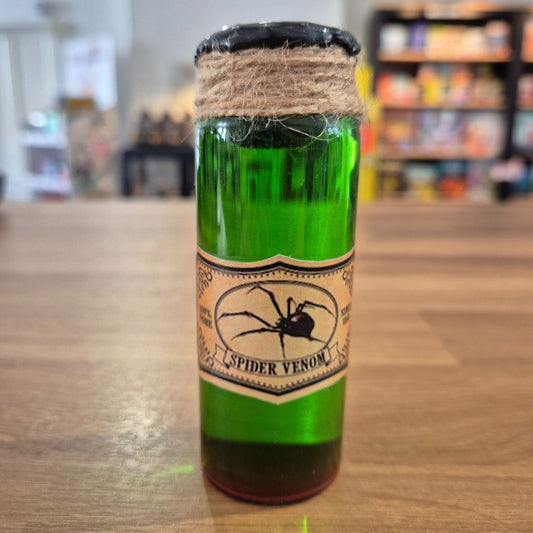 Potion Bottle Liquid D20 Roller: Spider Venom
