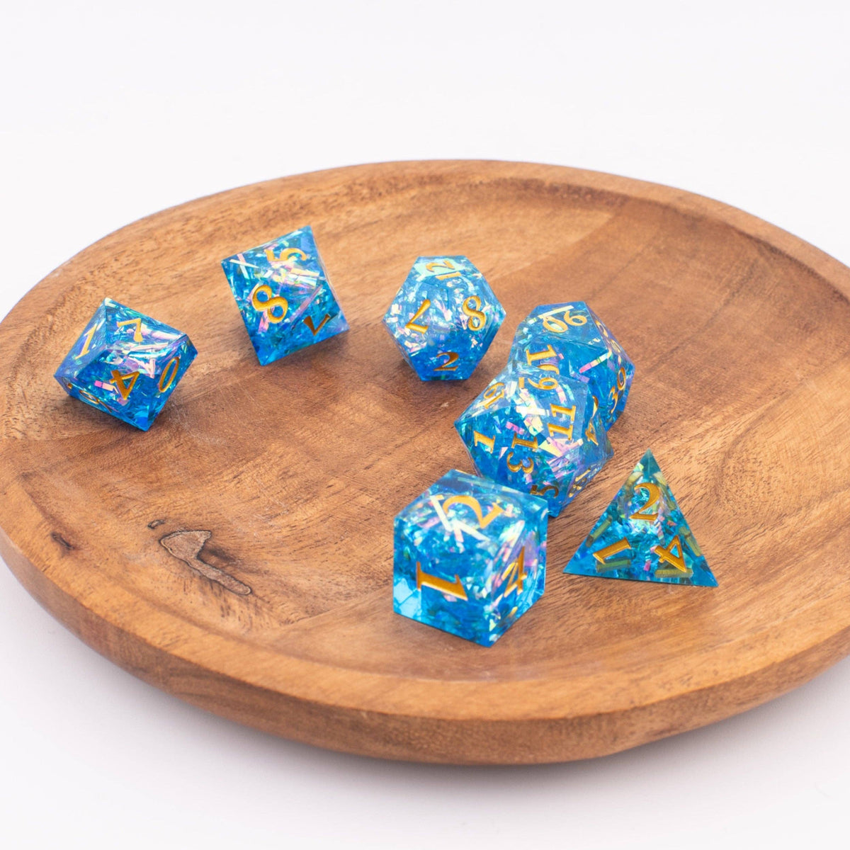 Nebula Voyager | Sharp Edge Dice | Resin | 7 Piece Set