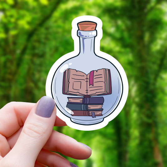 Magic of Books Potion Sticker - 3"