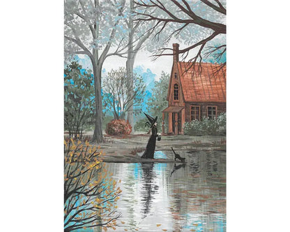 Lake Bewitched - Free Form Puzzle Cut