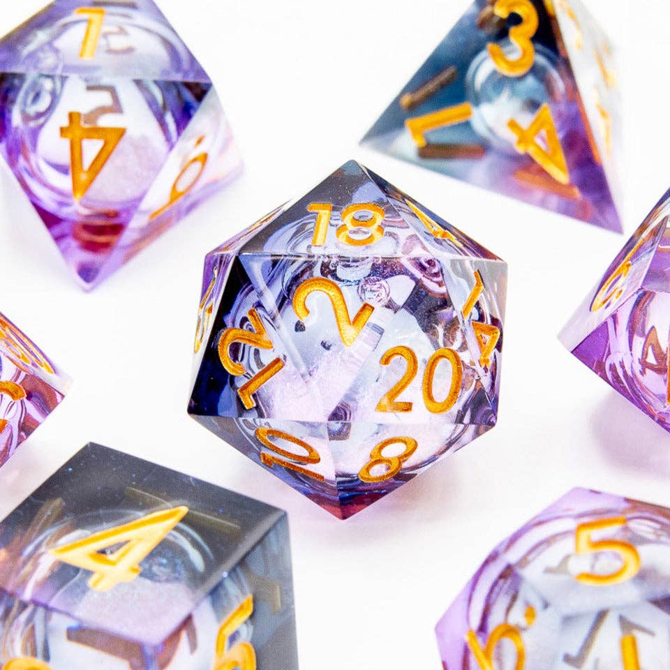 Arcane Maelstrom | Liquid Core Dice | 7-Polyhedral Set