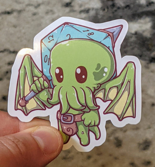 Chibithulu Monster Waterproof Sticker - 2.5"