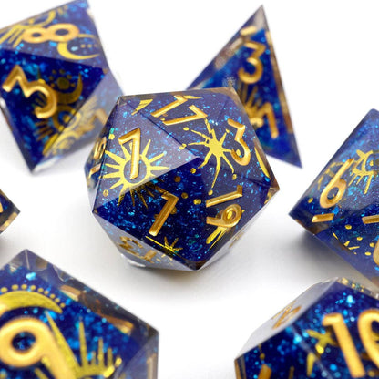 Celestial Body | Art Core Dice| 7-Polyhedral Set