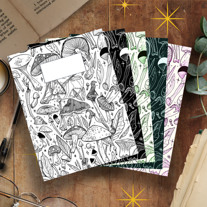 Shrooms Softcover A5 Notebook