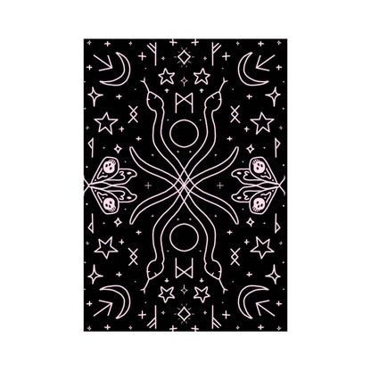 Snakes and Stars, A5 Softcover Notebook