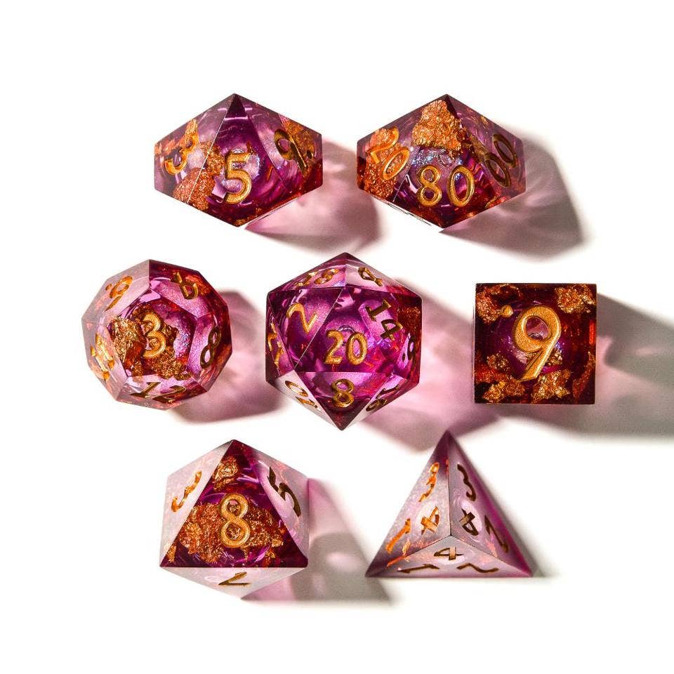 Summer Wine | Liquid Core Dice | 7-Polyhedral Set