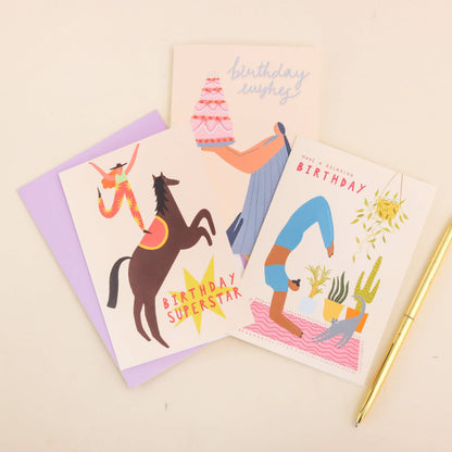 Superstar Birthday Card | Cowgirl Card | Women's Card | A6