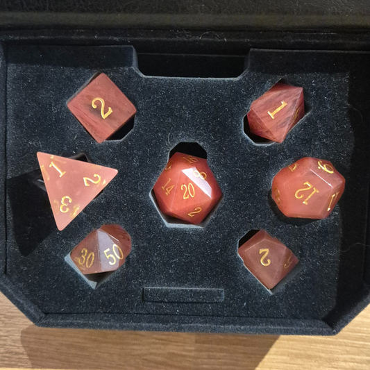 Rose Quartz Dice