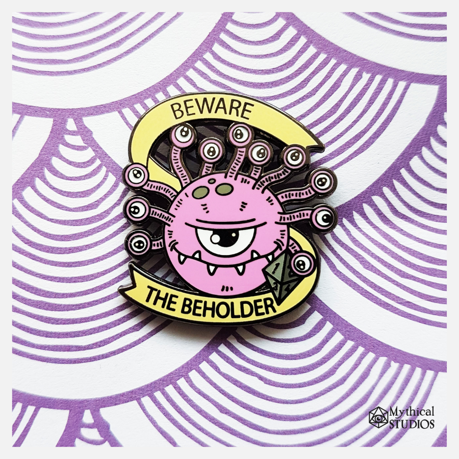 Beware the Beholder The Enamel Pin