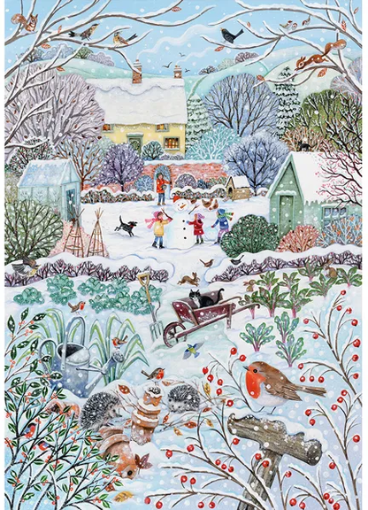 Cottage Garden in Winter