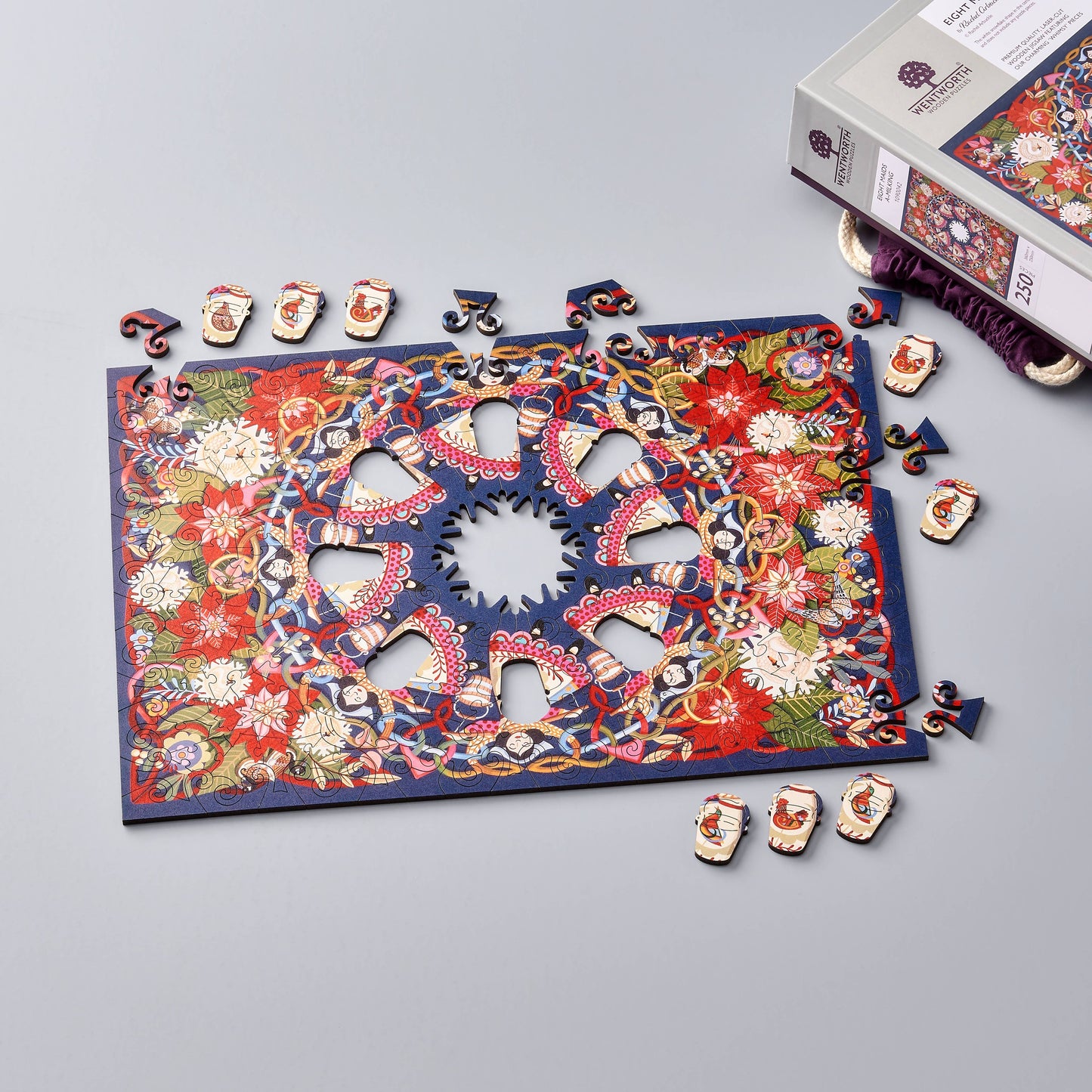 Eight Maids a Milking