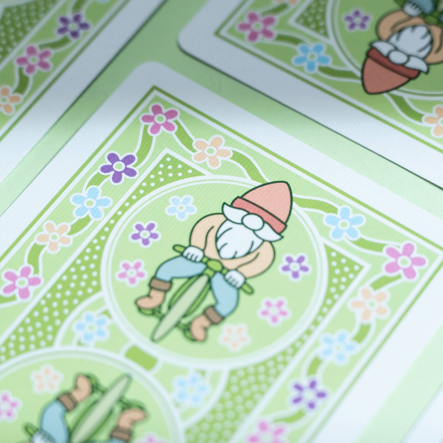 Bicycle - Garden Gnome Playing Cards