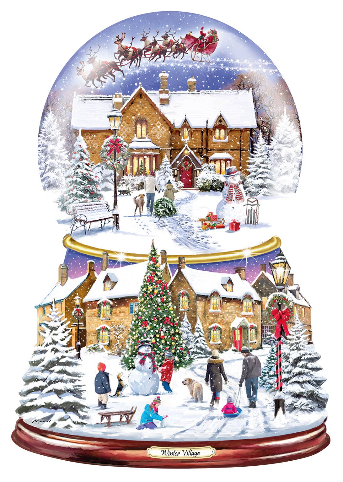 Festive Snow Gloves - Collectible Gift Set
