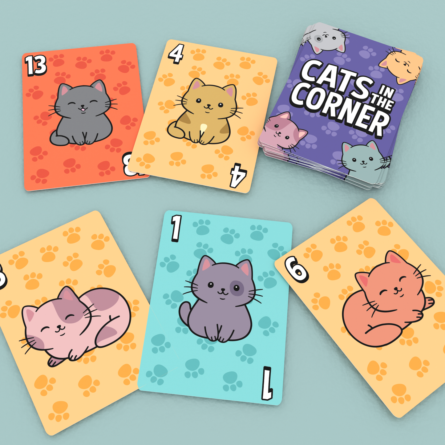 Bicycle Games - Cats in the Corner Card Game