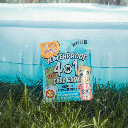 Bicycle Games: Waterproof 4-in-1 Card Game