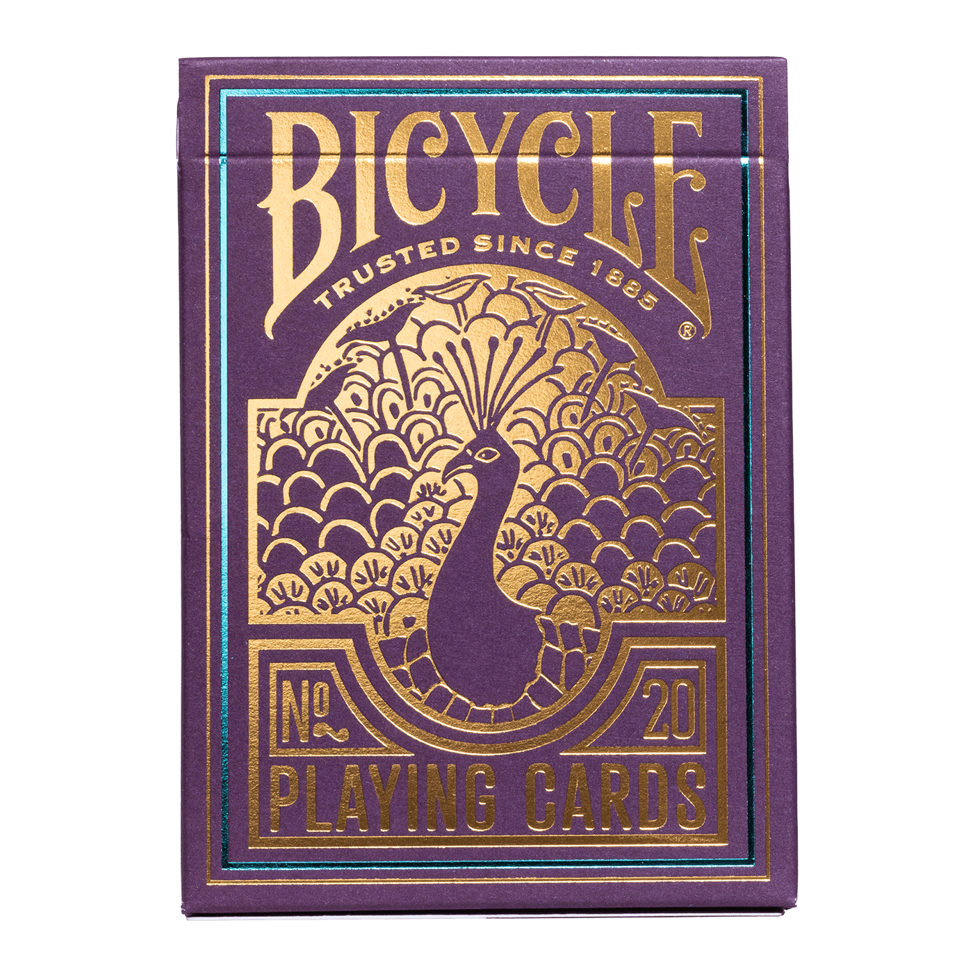 Bicycle® Purple Peacock Playing Cards