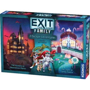 Exit Family: Mystery at Meanstone Manor and Caper at Candy Castle