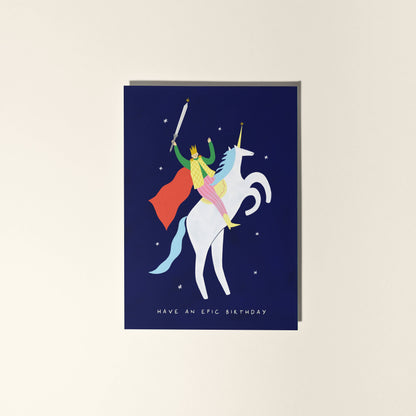 Epic Birthday Card | Fantasy Birthday Card | Unicorn Card