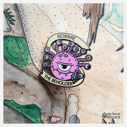 Beware the Beholder The Enamel Pin