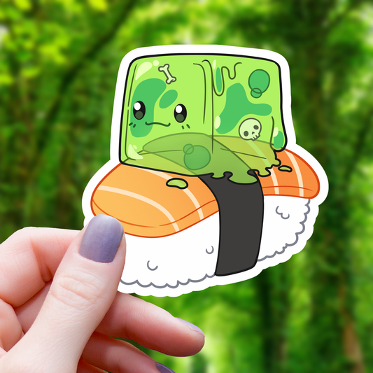 Gelatinous Cube Sashimi Sticker - 3