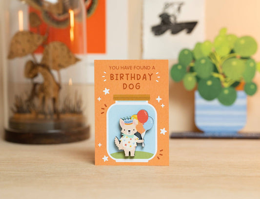 BIRTHDAY DOG PIN