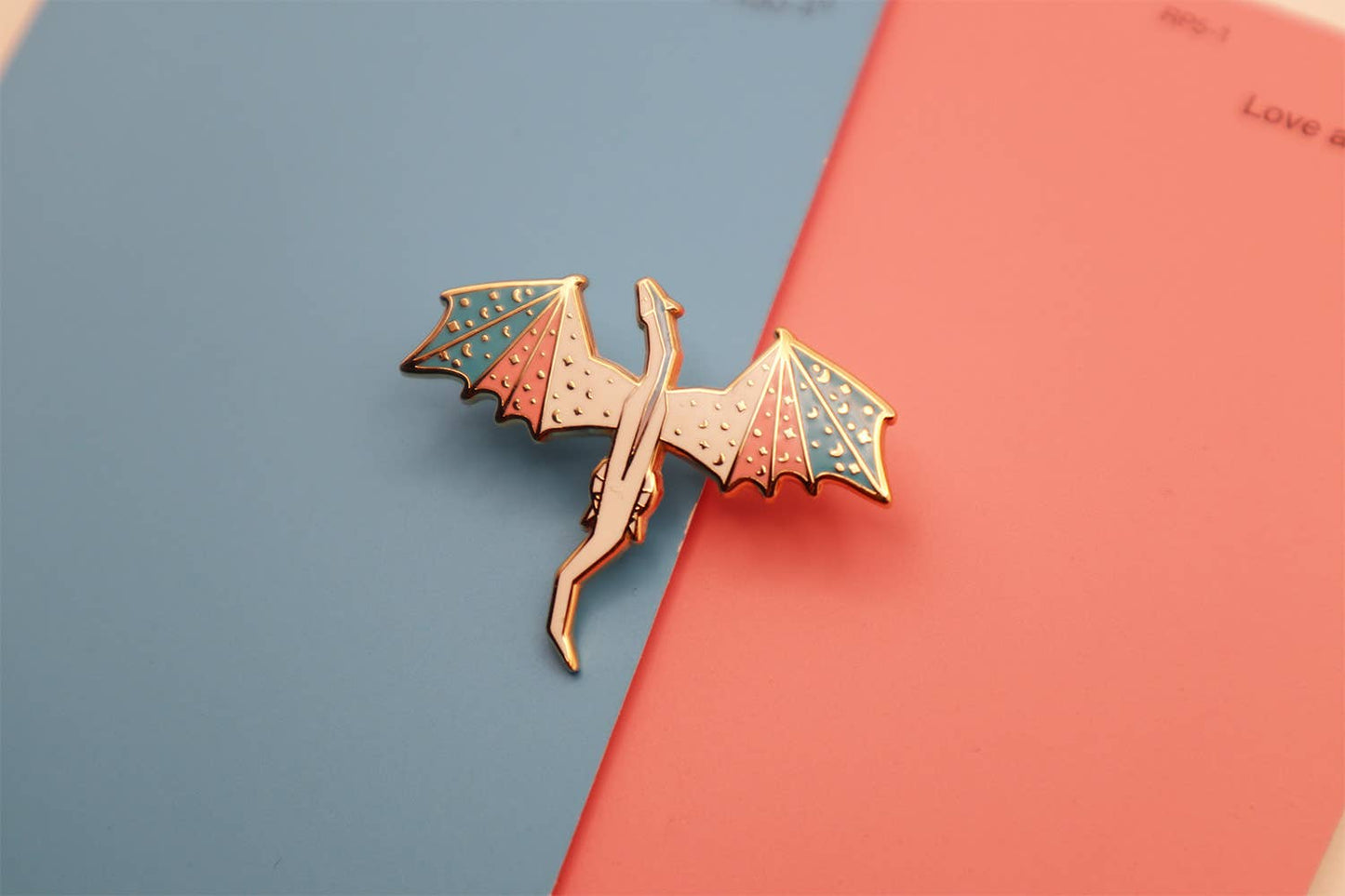 NEW! Trans Coloured Dragon Enamel Pin  (Copy)