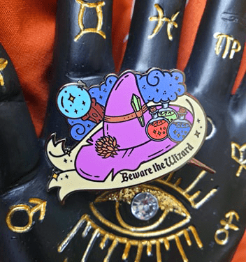 Beware The Wizard Enamel Pin