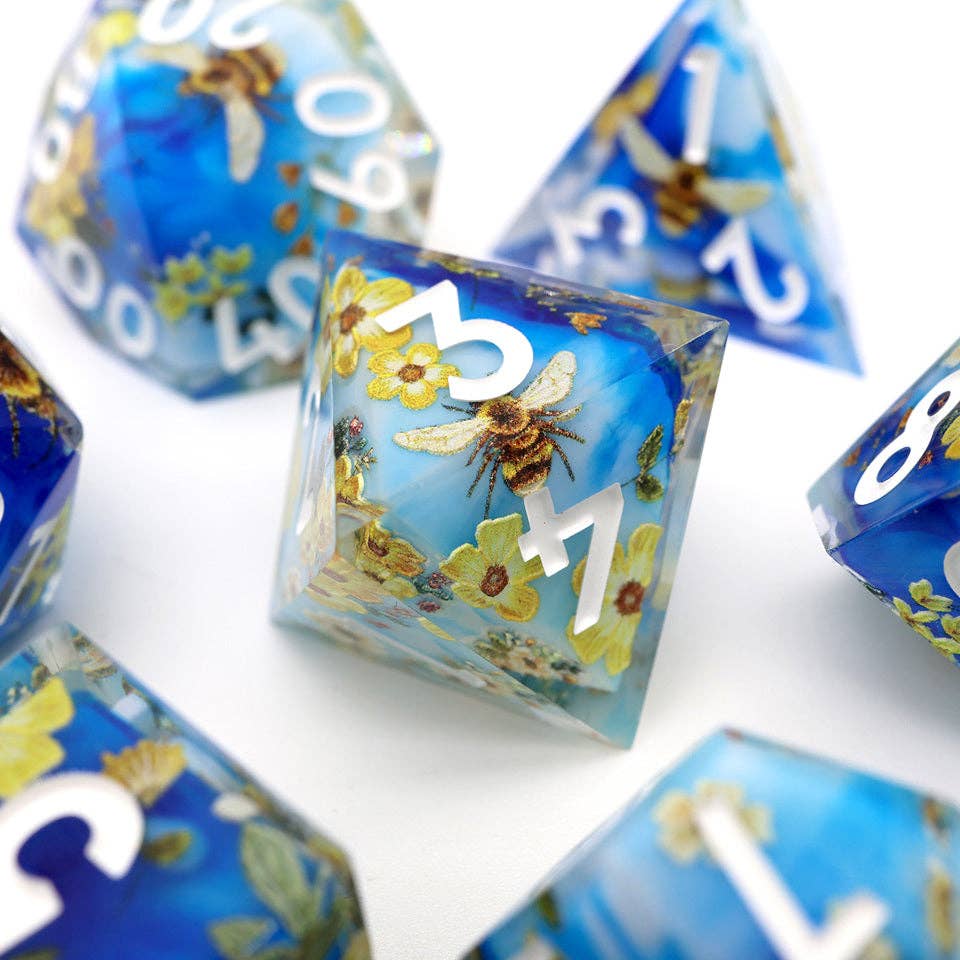 Honeyed Horizon | Art Core Dice| 7-Polyhedral Set
