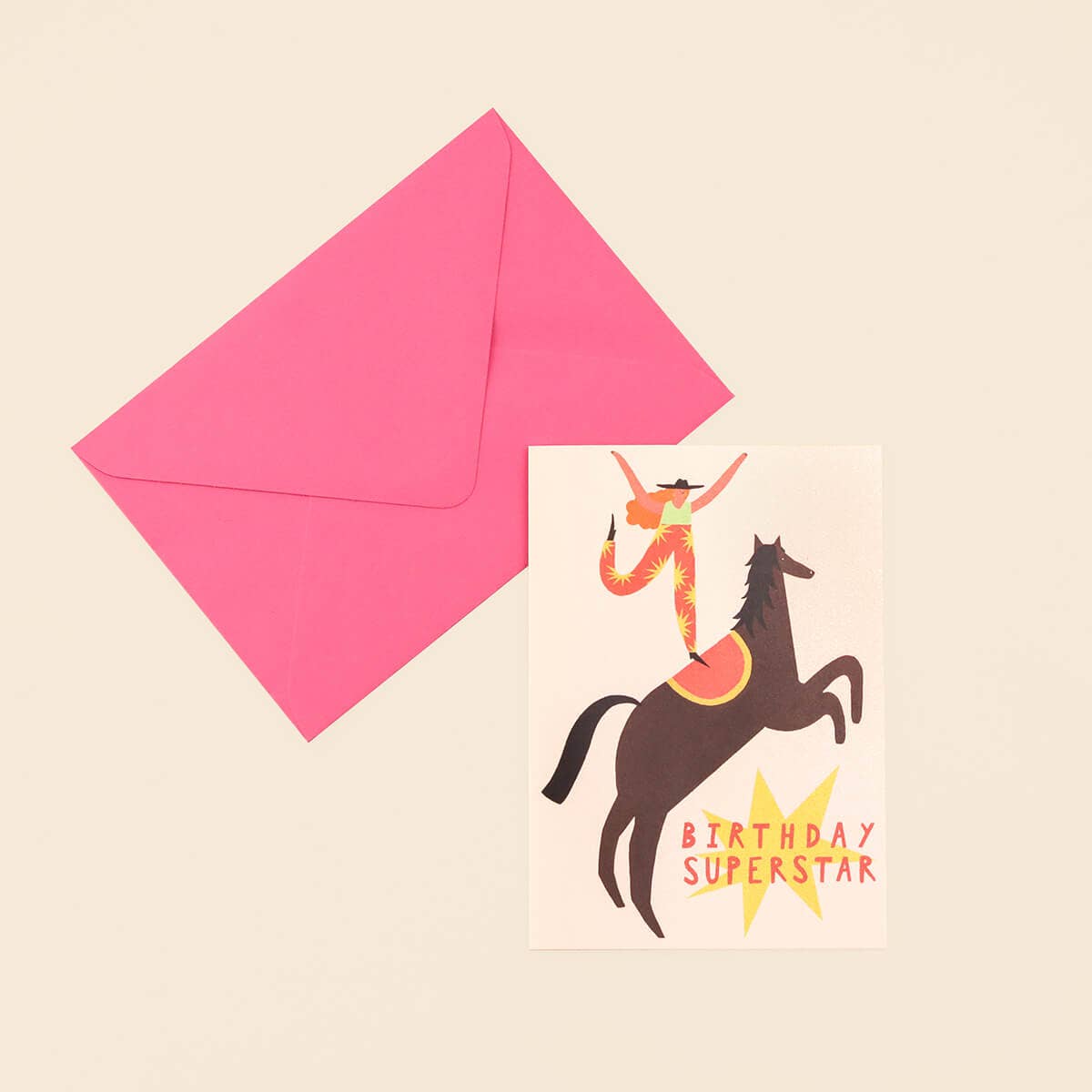 Superstar Birthday Card | Cowgirl Card | Women's Card | A6