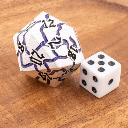 Astral Ore | Oversized D20 | Solid Metal | Single Die