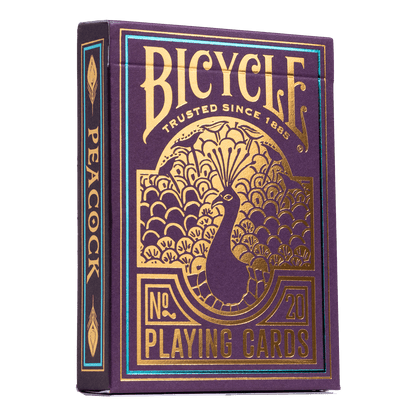 Bicycle® Purple Peacock Playing Cards