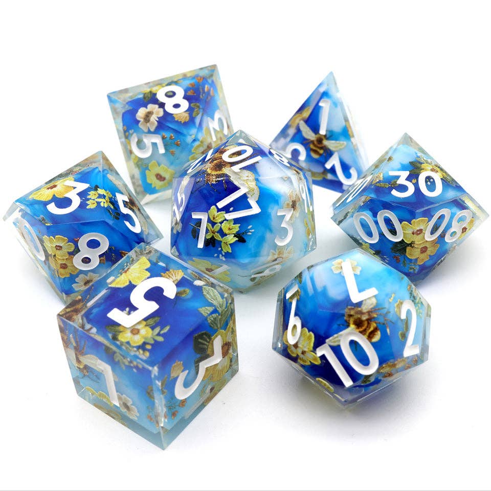 Honeyed Horizon | Art Core Dice| 7-Polyhedral Set
