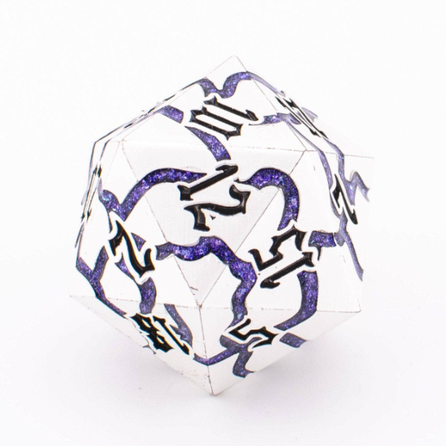 Astral Ore | Oversized D20 | Solid Metal | Single Die