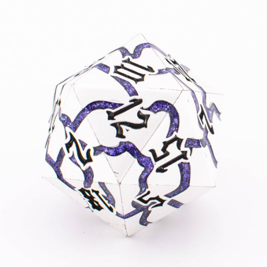 Astral Ore | Oversized D20 | Solid Metal | Single Die