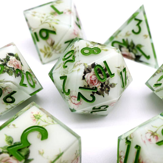 Floral Notes | Art Core Dice| 7-Polyhedral Set