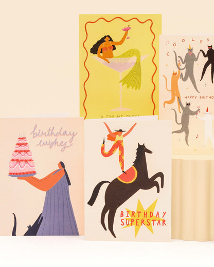 A Tini Bit Older Birthday Card | Mermaid Card | Martini