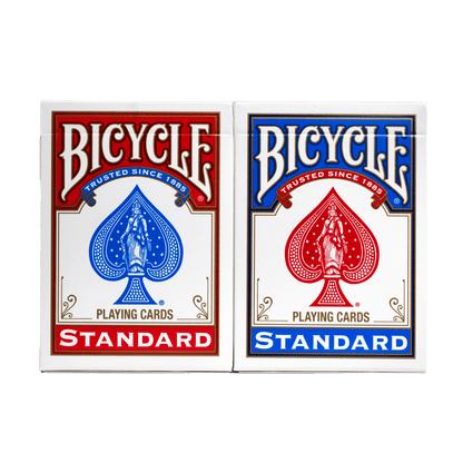 Bicycle® Standard 2-Pack Red & Blue Playing Cards