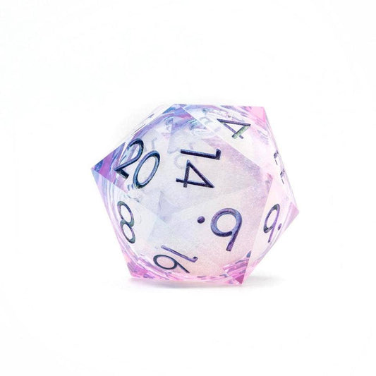 Seelie Fae | 50mm D20 Dice | Oversized Liquid Core