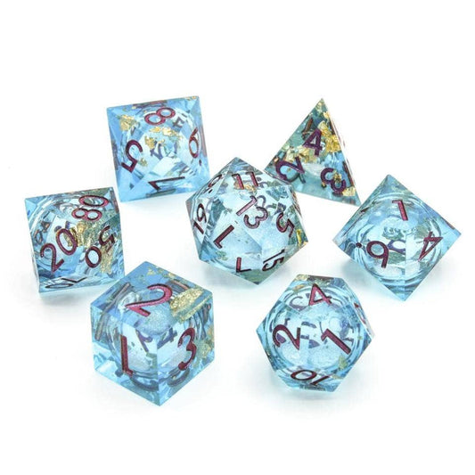 Aurora Mist | Liquid Core Dice | 7-Polyhedral Set