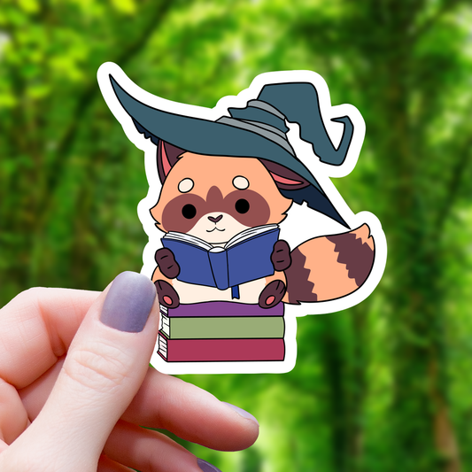 Reading Red Fox Wizard Sticker - 3"
