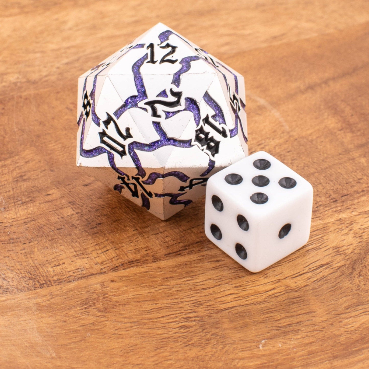 Astral Ore | Oversized D20 | Solid Metal | Single Die