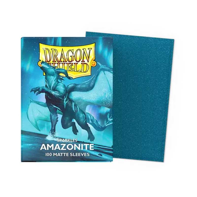 Dragon Shield Matte Standard Sleeves - Sparkles Amazonite (100 ct.)