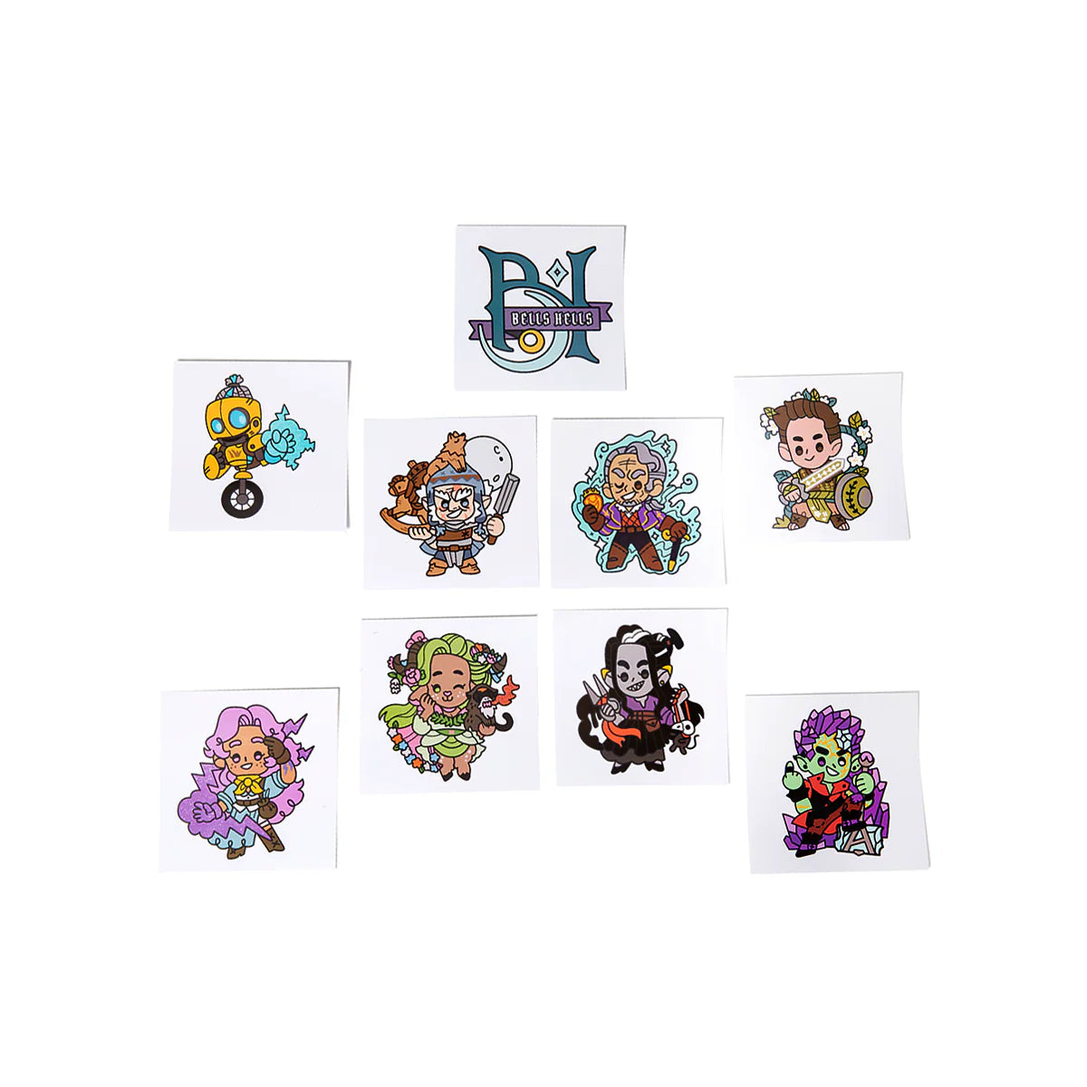 Bells Hells 9-Pack Vinyl Stickers